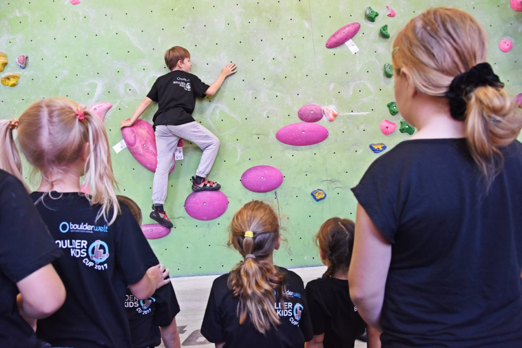 Boulderkids Cup 2017 in der Boulderwelt München West