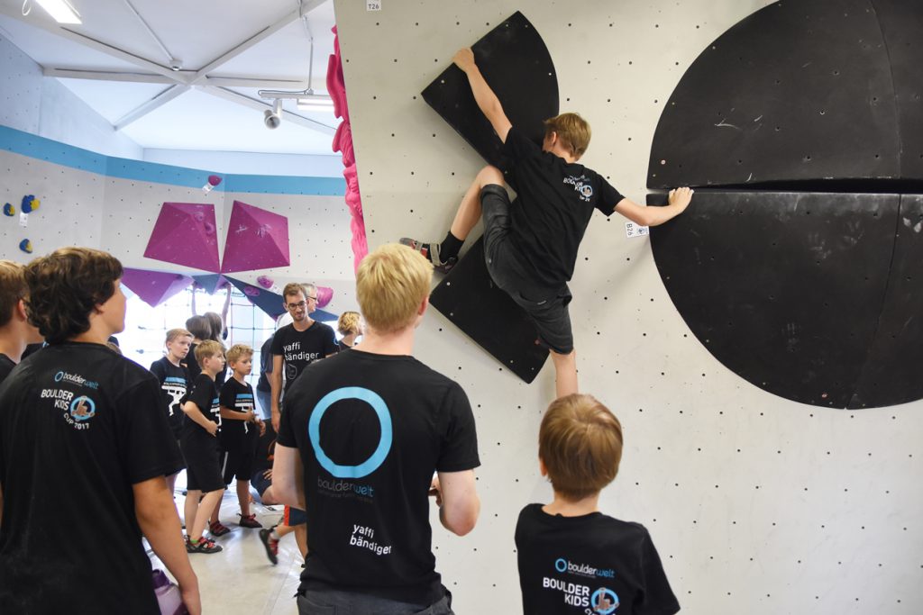 Boulderkids Cup 2017 in der Boulderwelt München West