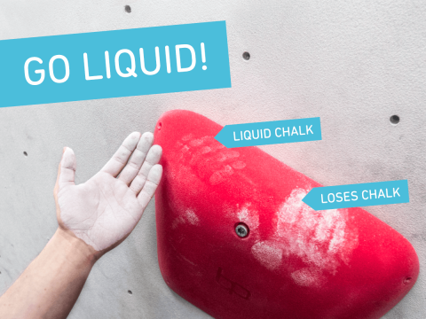 Liquid Chalk in der Boulderwelt Vorteile