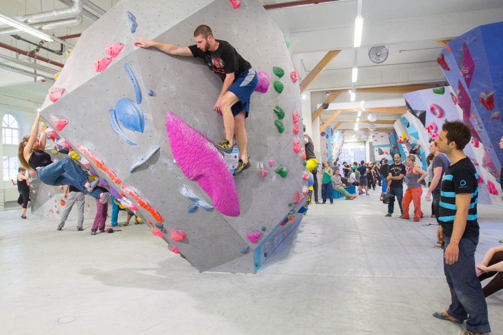 Erste Tech-Session in der Boulderwelt München West am 10.02.2018