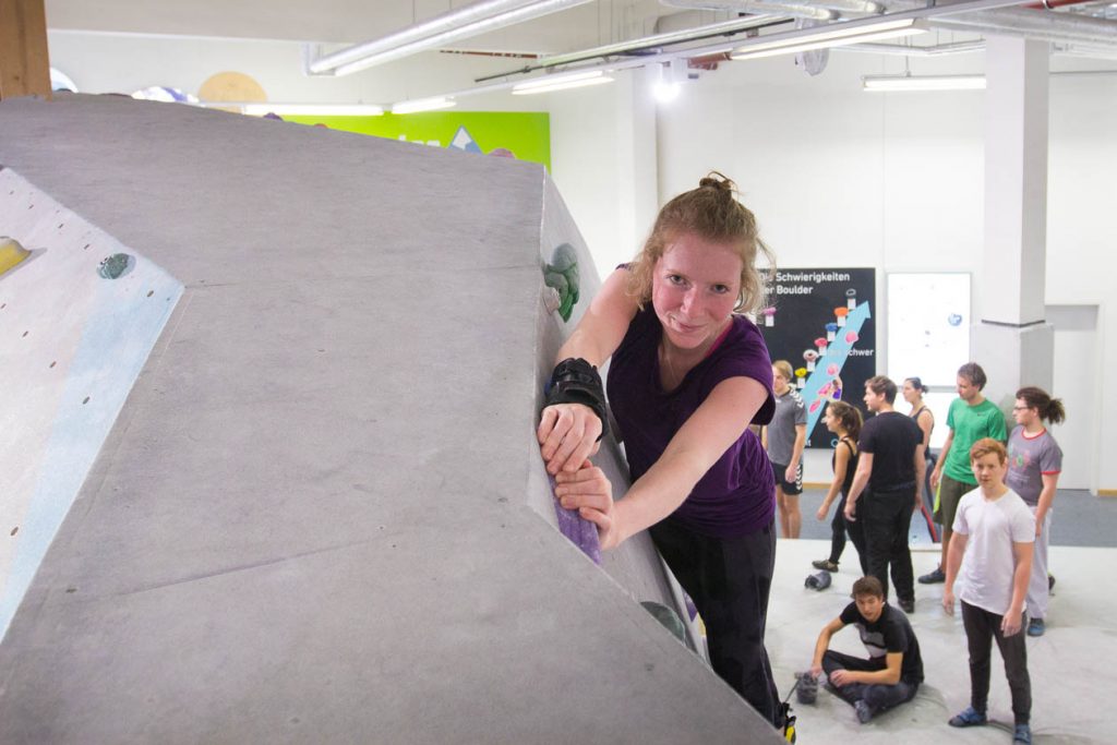 Erste Tech-Session in der Boulderwelt München West am 10.02.2018