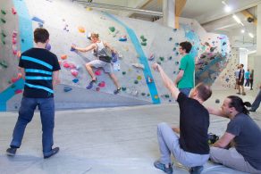 Erste Tech-Session in der Boulderwelt München West am 10.02.2018