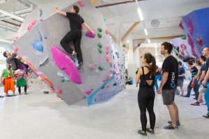 Erste Tech-Session in der Boulderwelt München West am 10.02.2018