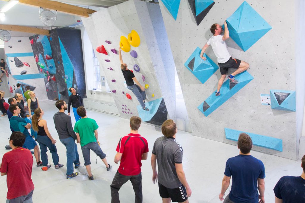 Tech-Session in der Boulderwelt München West