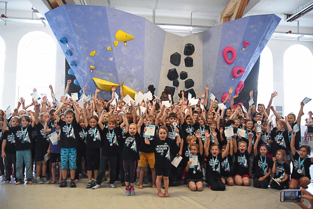 Unser interner Boulderkids Cup in der Boulderwelt München West