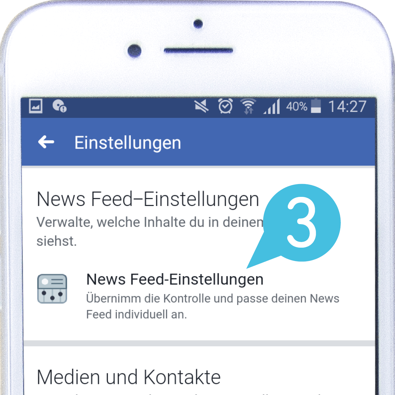 Tipps für Social Media, Facebook Priorisieren