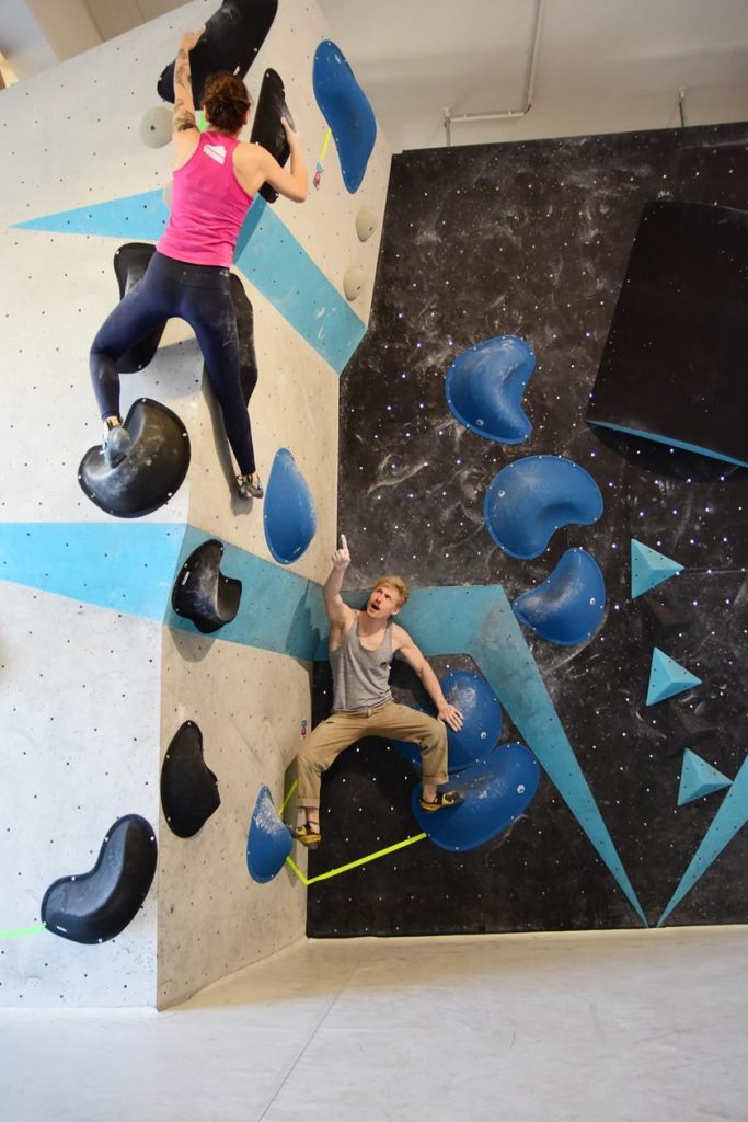 Unser Bouldergame Catch Ya Match ging in der Boulderwelt München in die zweite Runde