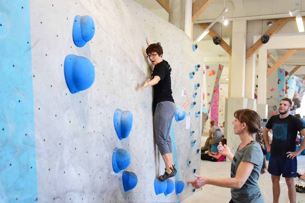 Unser Bouldergame Catch Ya Match ging in der Boulderwelt München in die zweite Runde