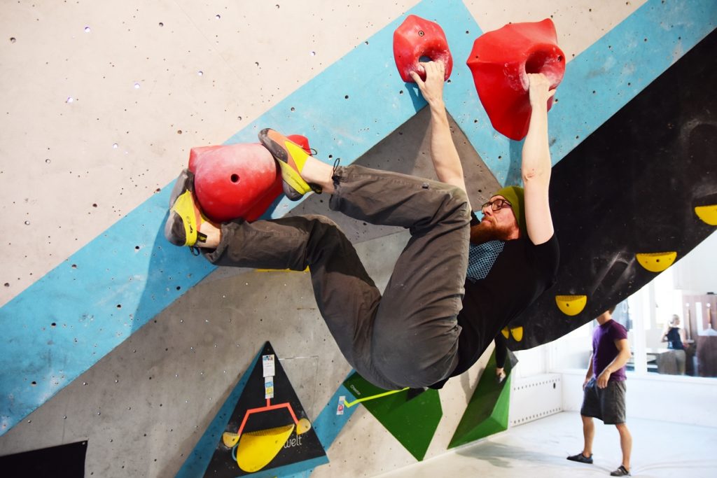 Unser Bouldergame Catch Ya Match ging in der Boulderwelt München in die zweite Runde