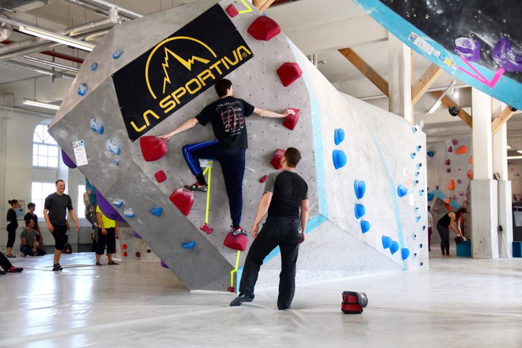 Unser Bouldergame Catch Ya Match ging in der Boulderwelt München in die zweite Runde