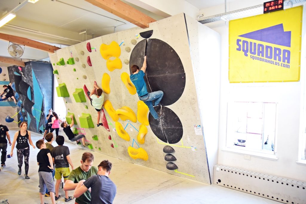 Unser Bouldergame Catch Ya Match ging in der Boulderwelt München in die zweite Runde