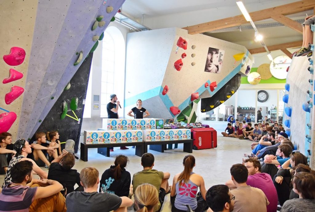 Unser Bouldergame Catch Ya Match ging in der Boulderwelt München in die zweite Runde