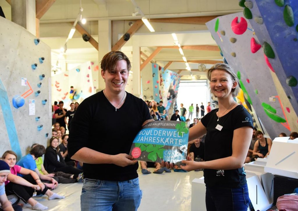 Unser Bouldergame Catch Ya Match ging in der Boulderwelt München in die zweite Runde