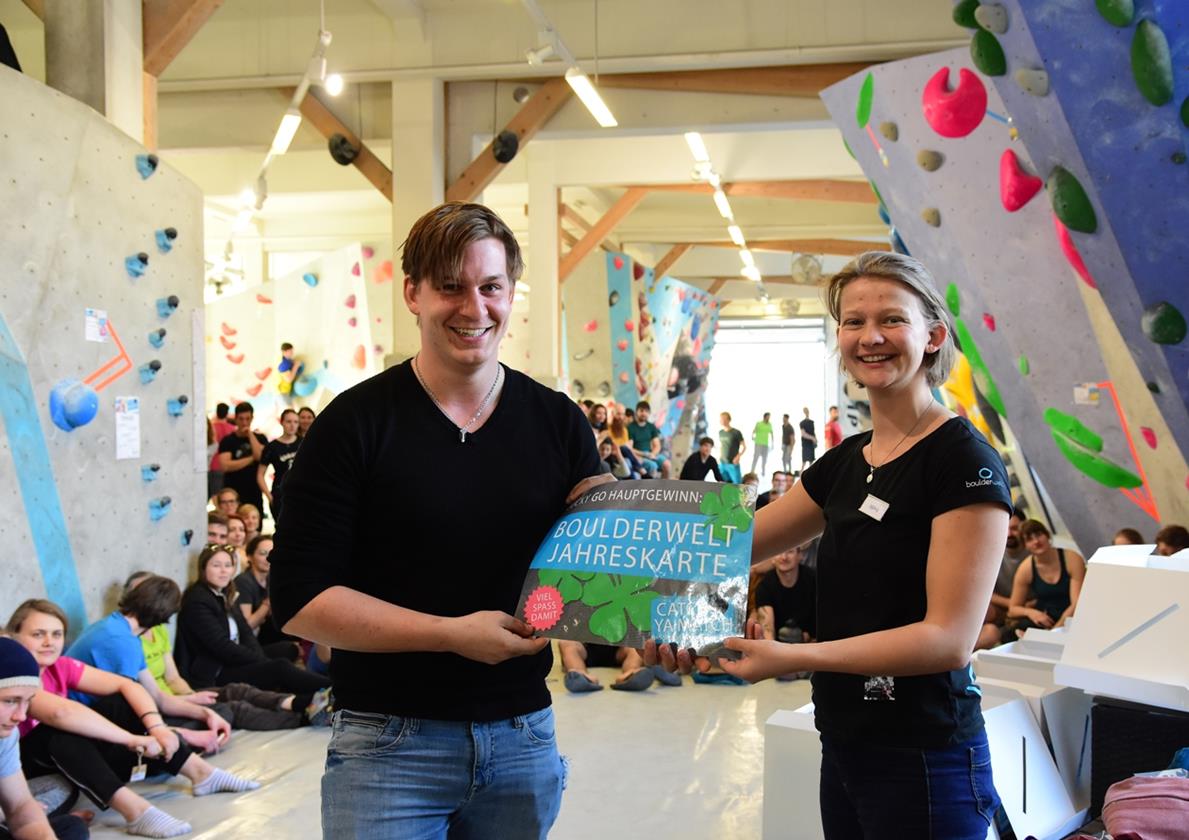 Unser Bouldergame Catch Ya Match ging in der Boulderwelt München in die zweite Runde