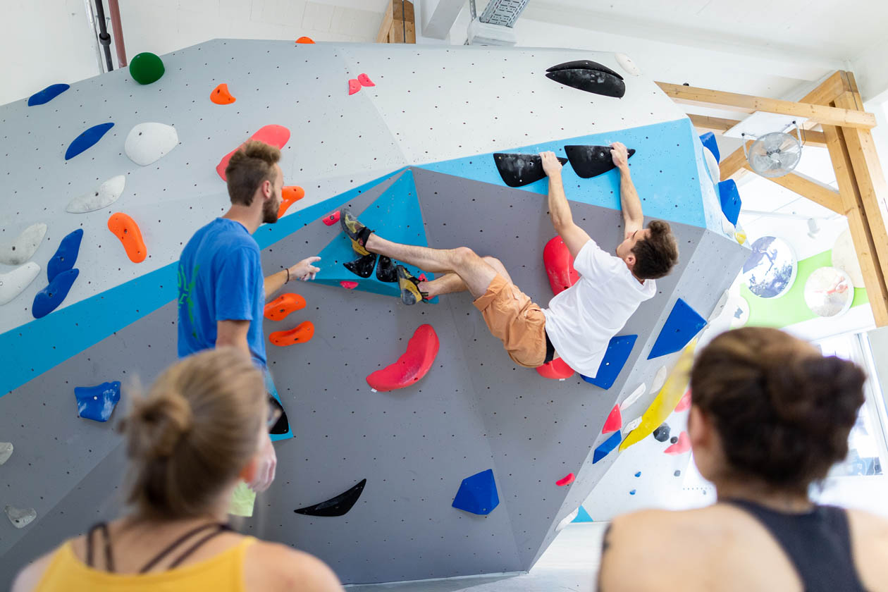 Unser Top Out Block in der Boulderwelt München West