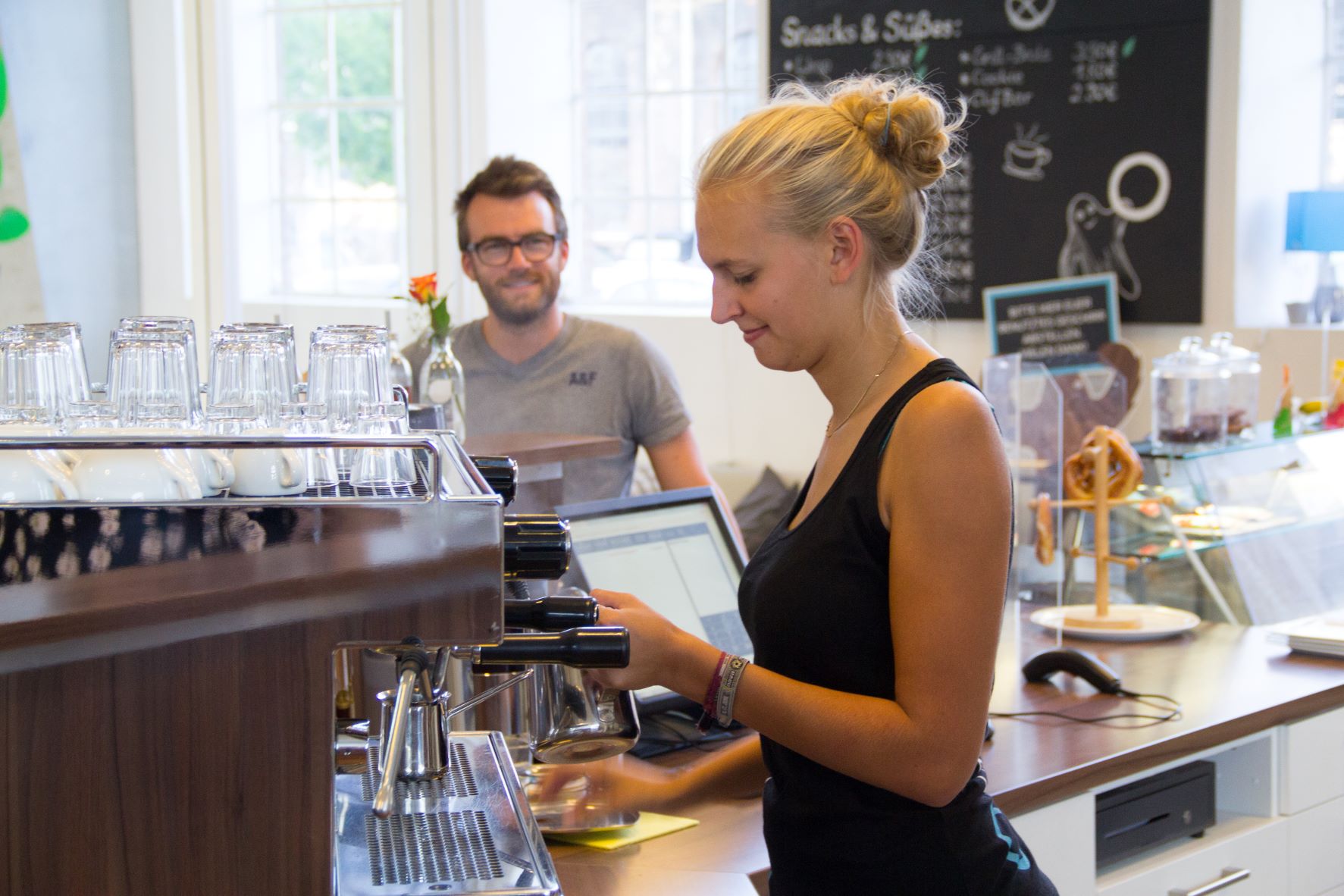 Café Umbau in der Boulderwelt München West ab 17. Januar 2022