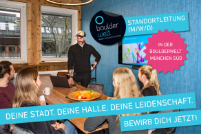Standortleitung gesucht in der Boulderwelt München Süd