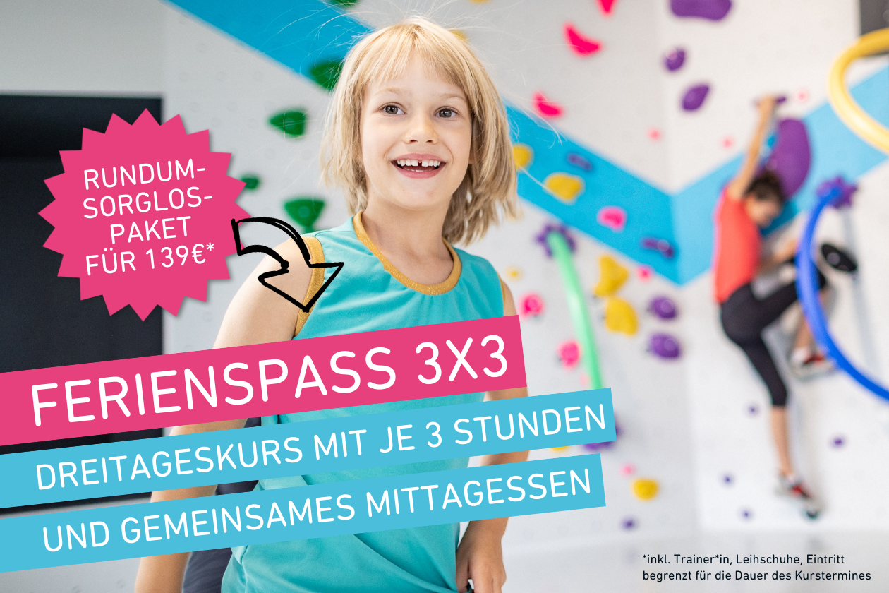 Ferienprogramm für Kinder in der Boulderwelt München West