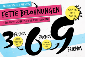 Bring your friends und kassiere fette Belohnungen!
