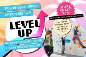 Trainingsgruppen-Deal: spare knapp 30 % bis 14.9.