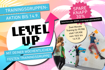 Trainingsgruppen-Deal: spare knapp 30 % bis 14.9.