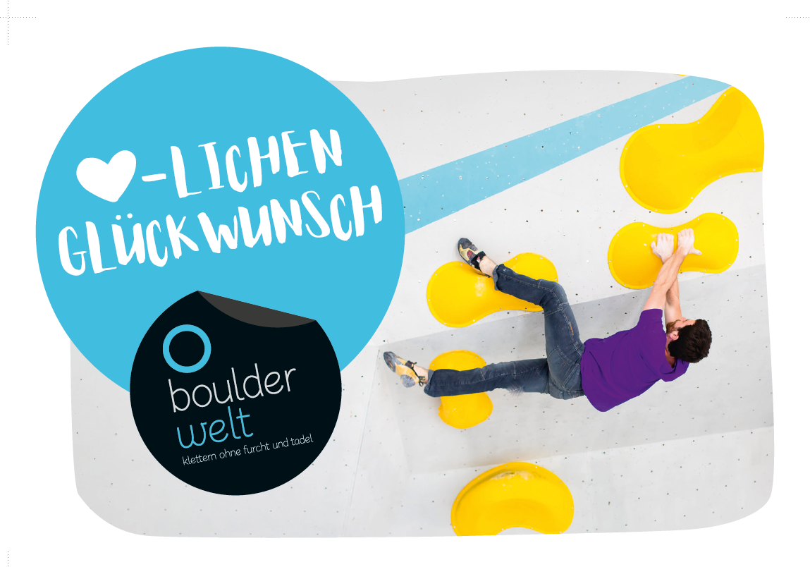 Der Boulderwelt Gutschein – Das perfekte Geschenk für alle Bouldernde. Ganz bequem in der Halle oder mobil über Boulderwelt PLUS.