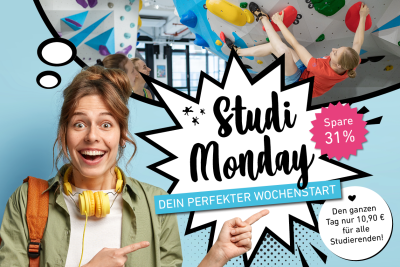 Jeden Montag (außer Feiertage): nur 10,90 € für Studierende
