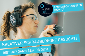 Wir suchen Dich als Unterstützun im Routenbau - Ausschreibung Job Routesetter Munich